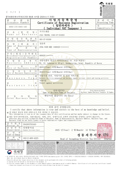 Travel Agency License